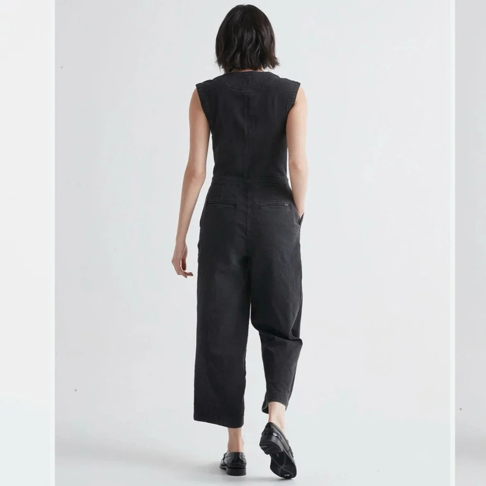 NWT-DUER - Performance Denim Tailored Jumpsuit - Picture 6 of 10